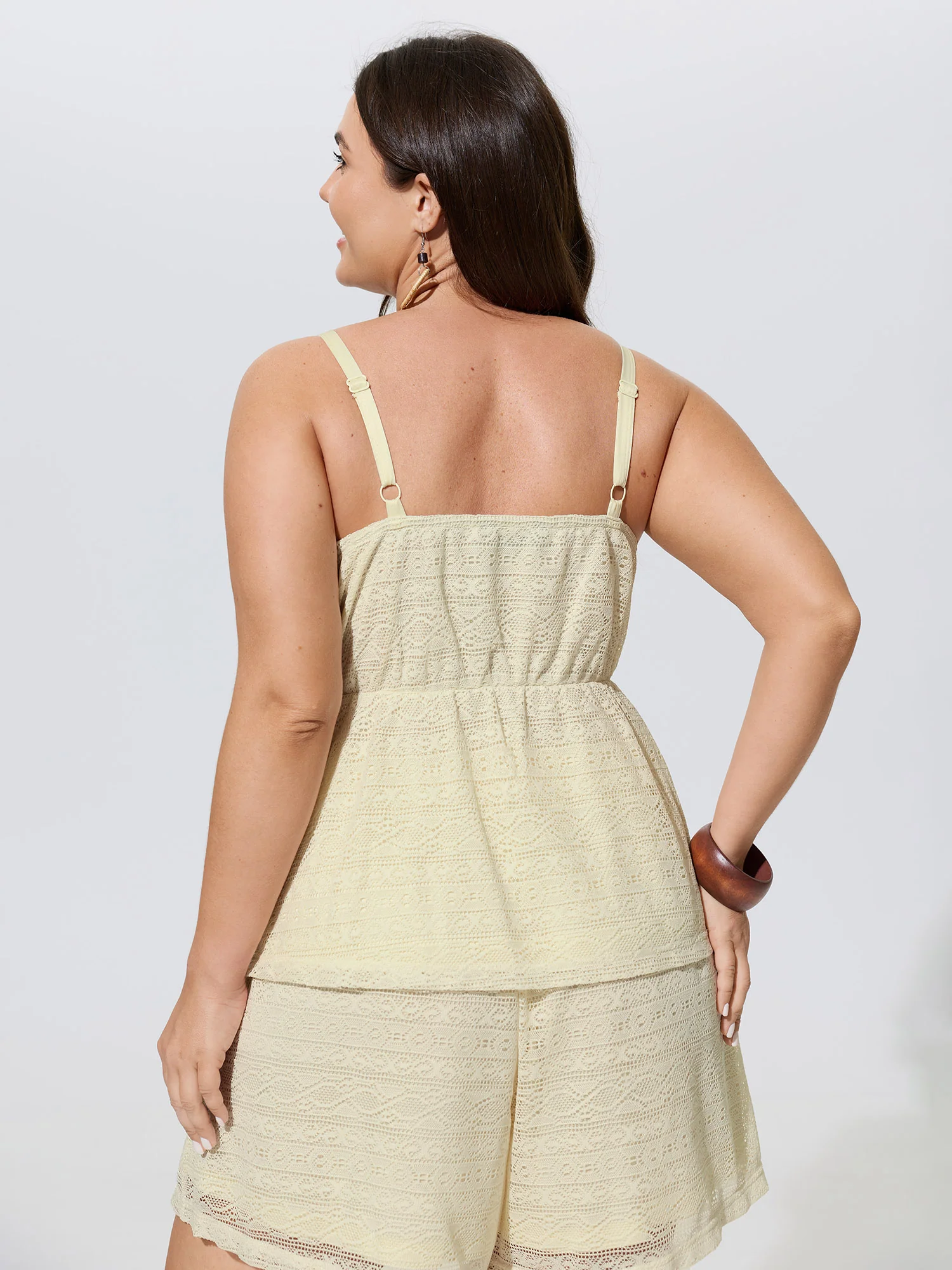 Breathable Cut-Out Sheer Tank Top - Image 4