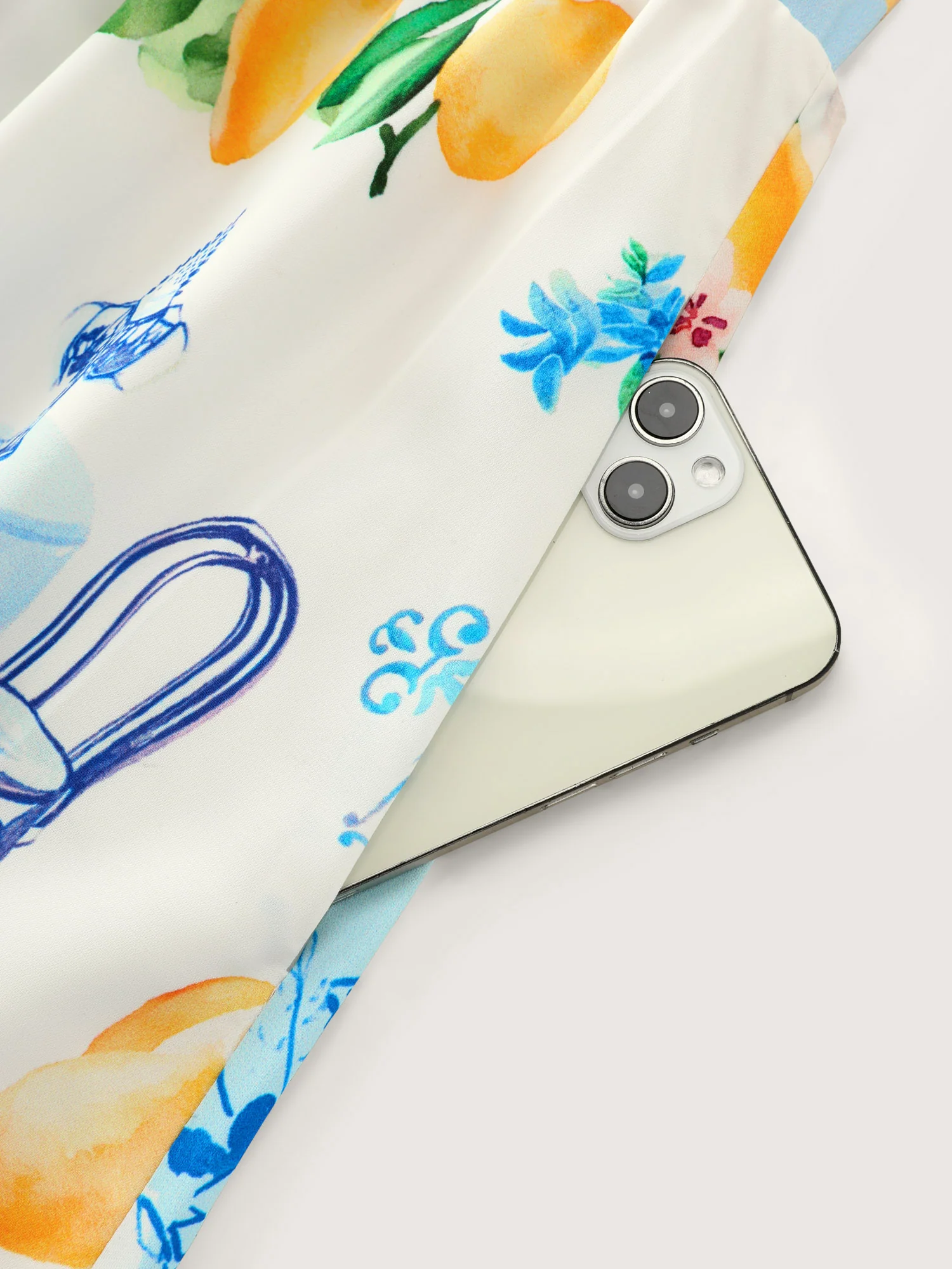 European Summer Print Pockets Maxi Dress - Image 4