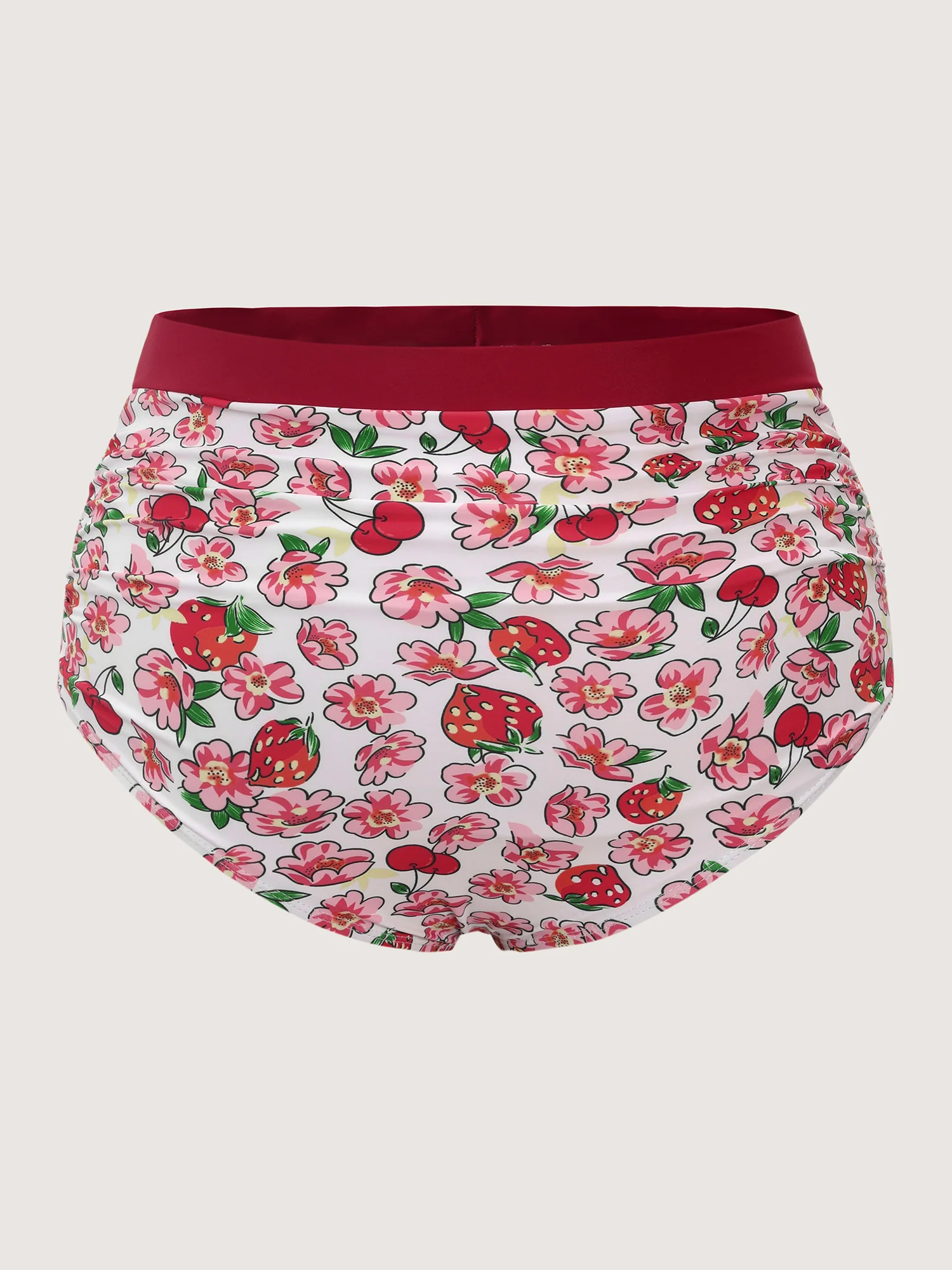 Floral Print Full-Hip Coverage Bikini Bottoms - Image 5