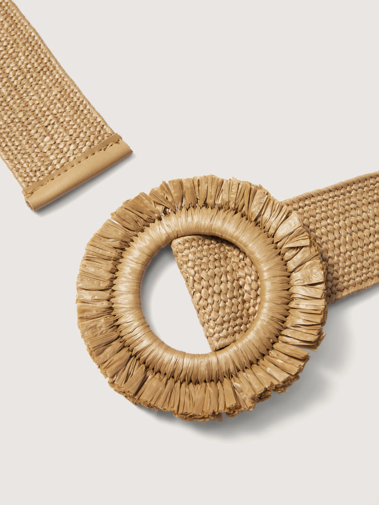 Floral Ruffled Buckle Wide Belt - Image 3
