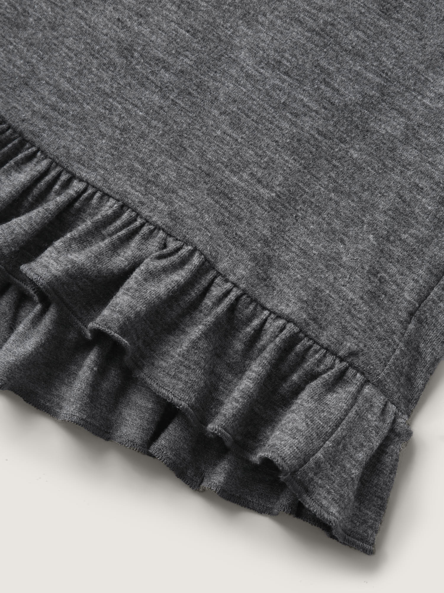 Supersoft Mixed Color Knit Drawstring Ruffled Shorts - Image 10