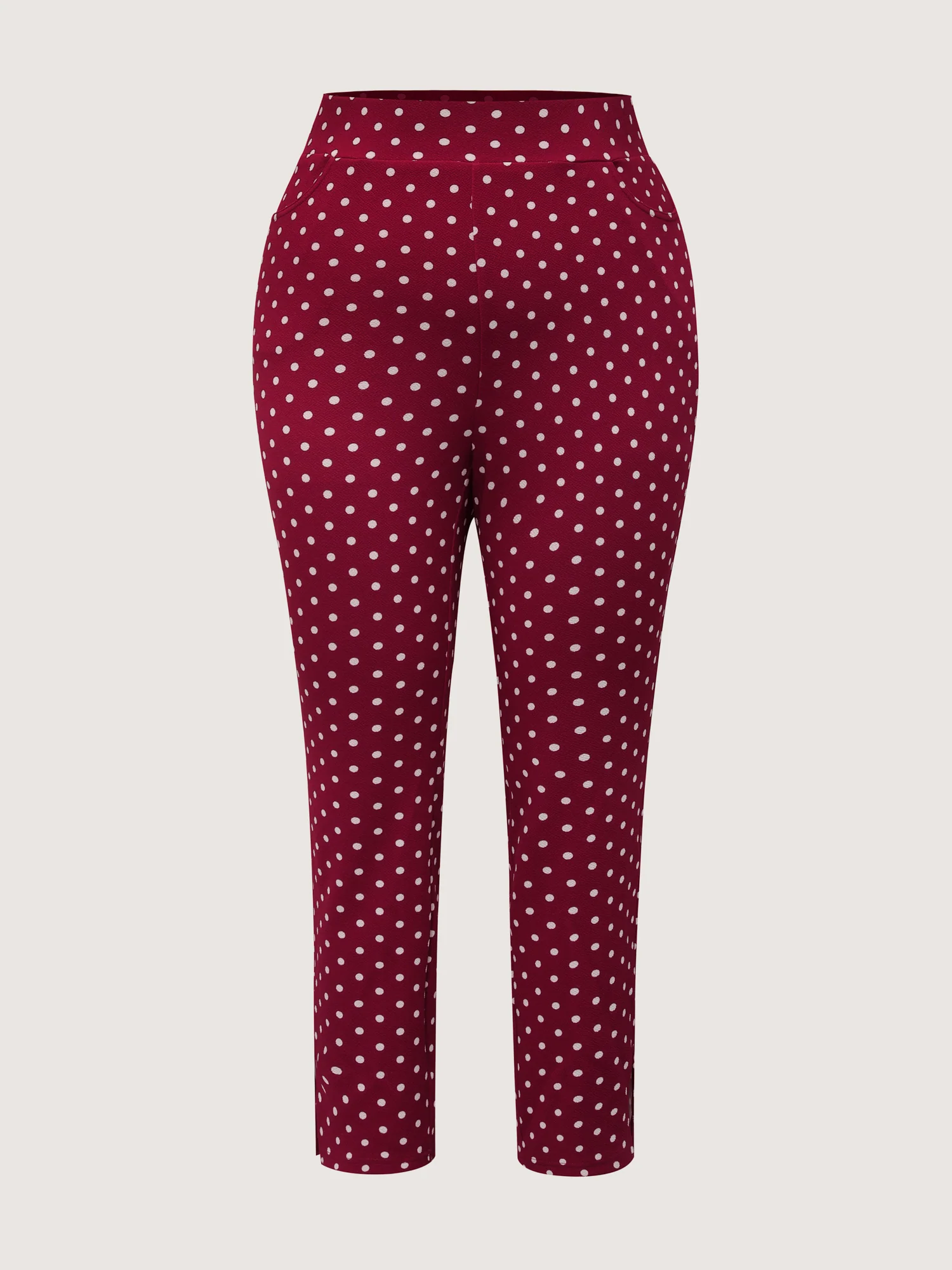 Polka Dots Skinny-Fit Pants - Image 8
