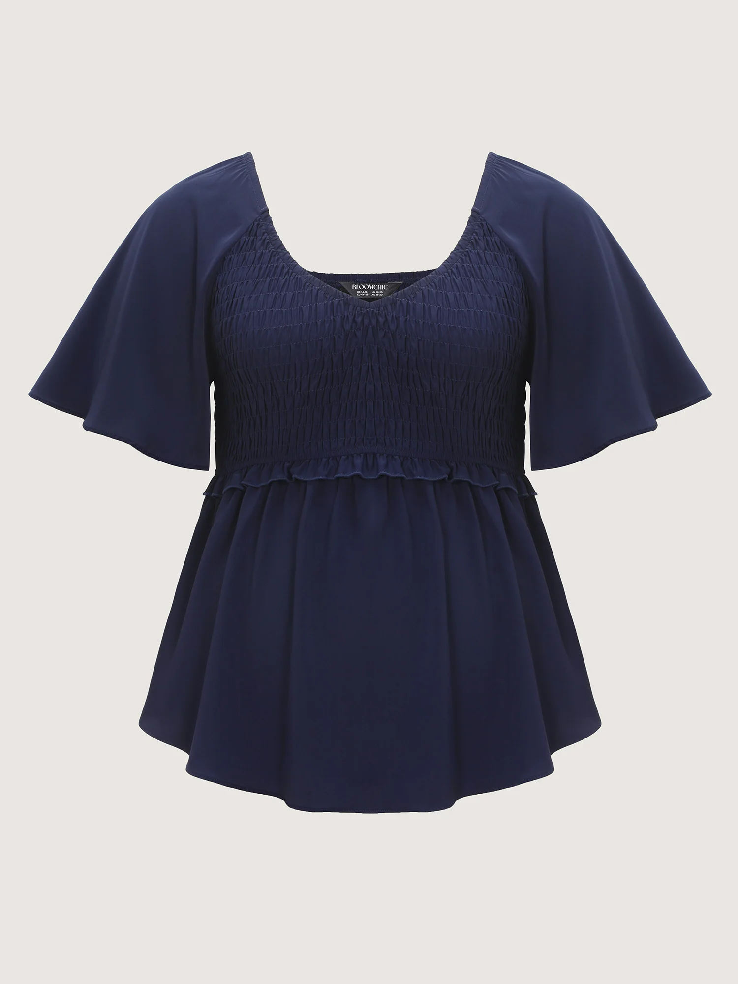 Shirred Back Fit And Flare Blouse - Image 7
