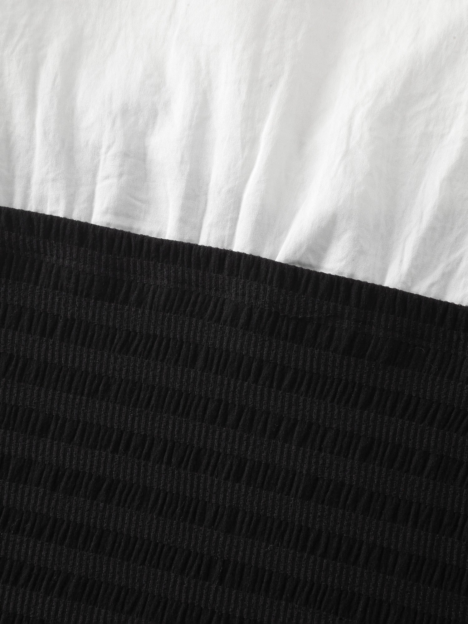 Shirt Collar Color Block Patchwork Top - Image 7