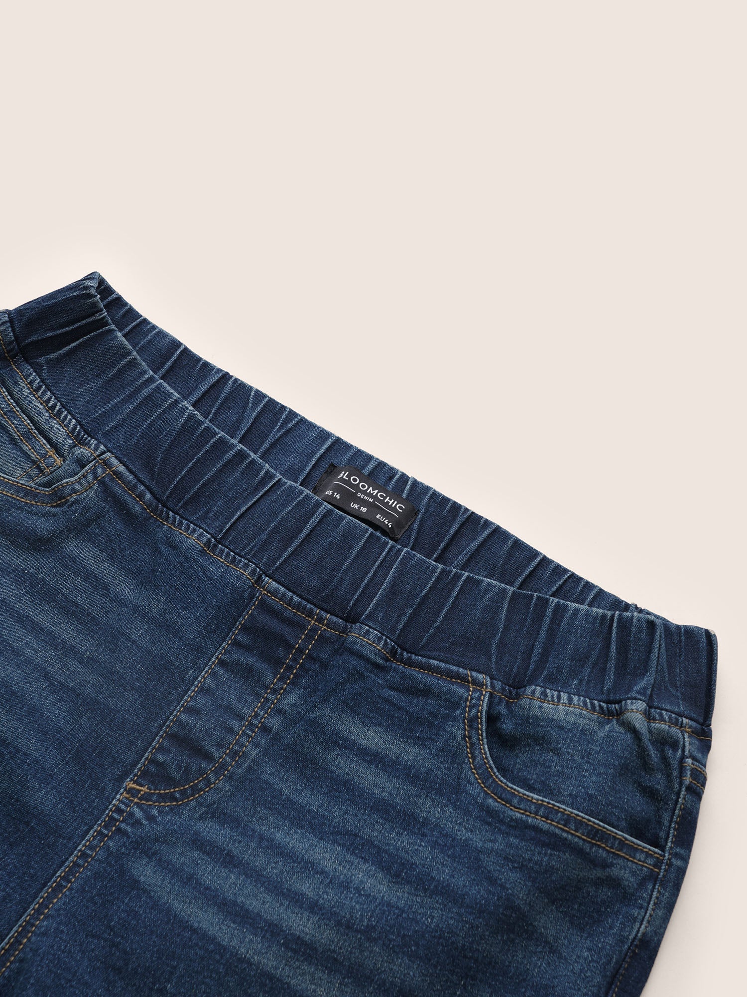 Pull-On Stretchy Waist Skinny-Fit Capri Jeans - Image 7
