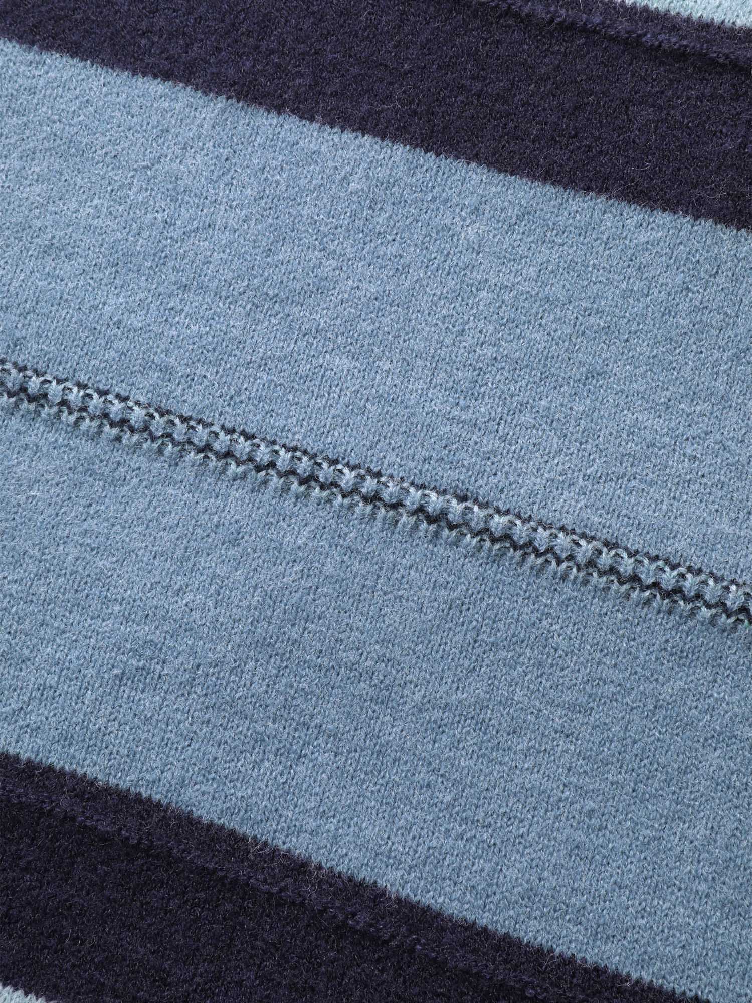 Striped Print Color Contrast Pullover - Image 10