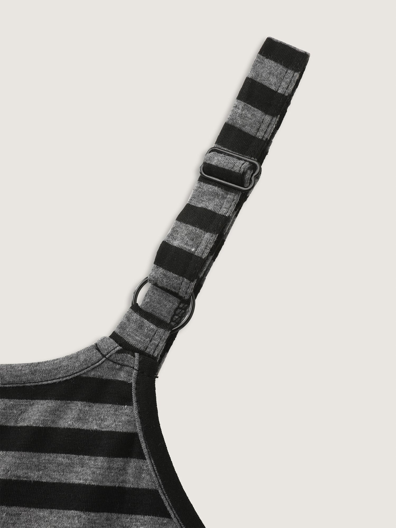 Striped Print Relaxed-Fit Cami Jumpsuit - Image 6