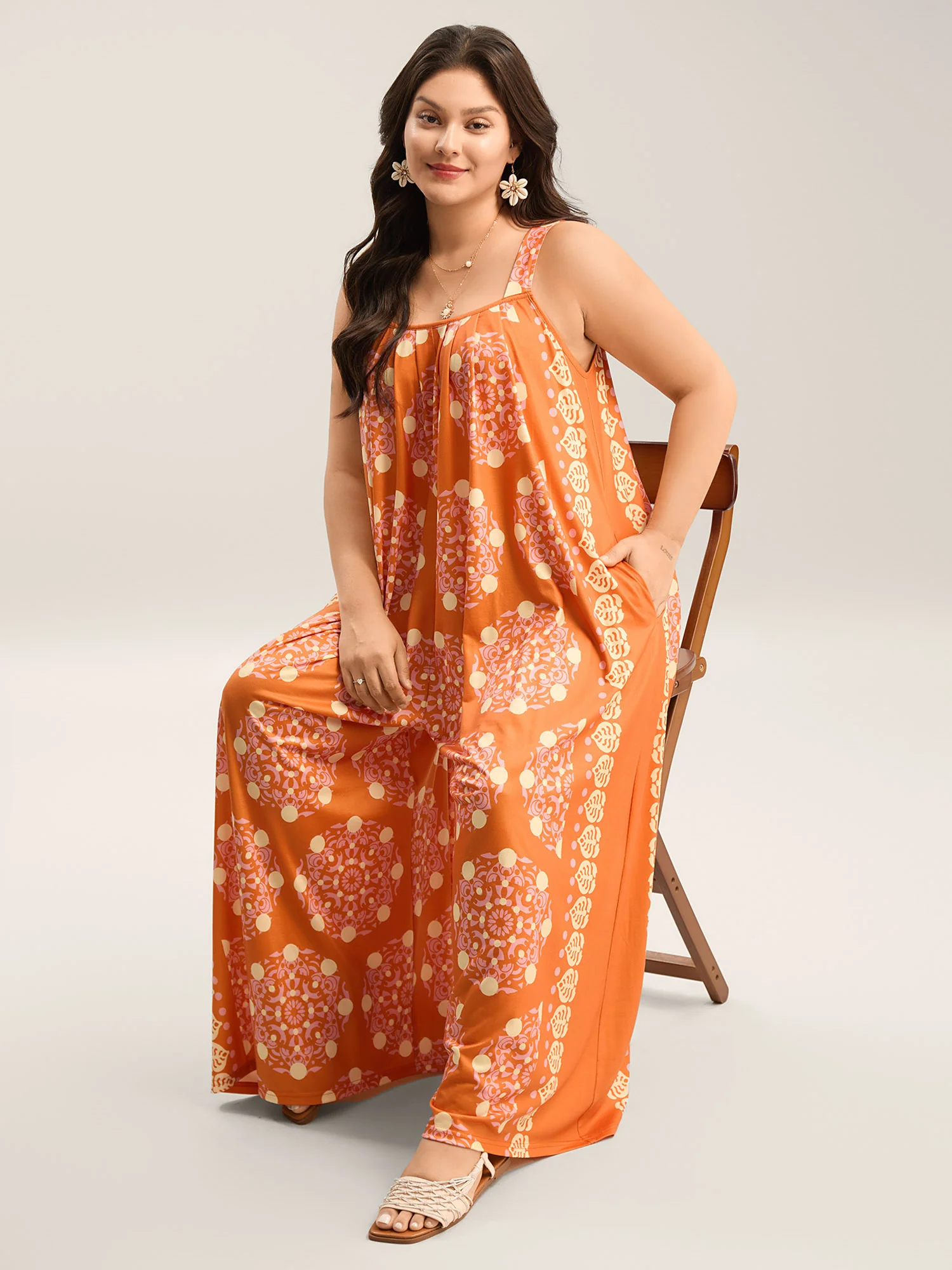 Sunkissed Stretchy Adjustable Strap Jumpsuit - Image 14