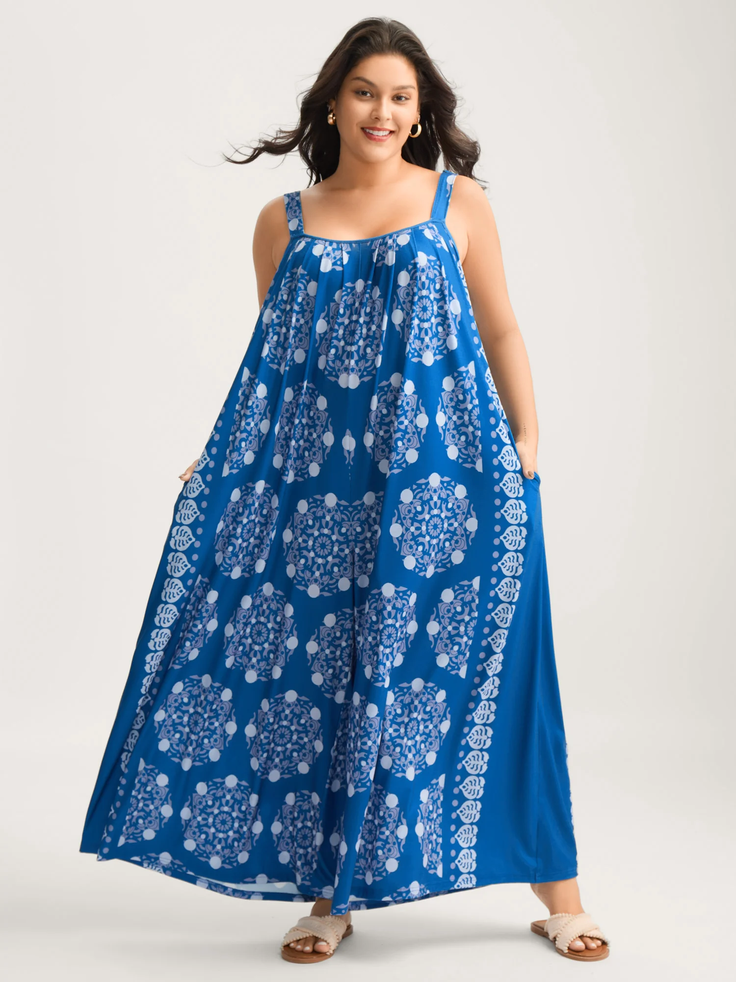 Sunkissed Stretchy Adjustable Strap Jumpsuit - Image 3