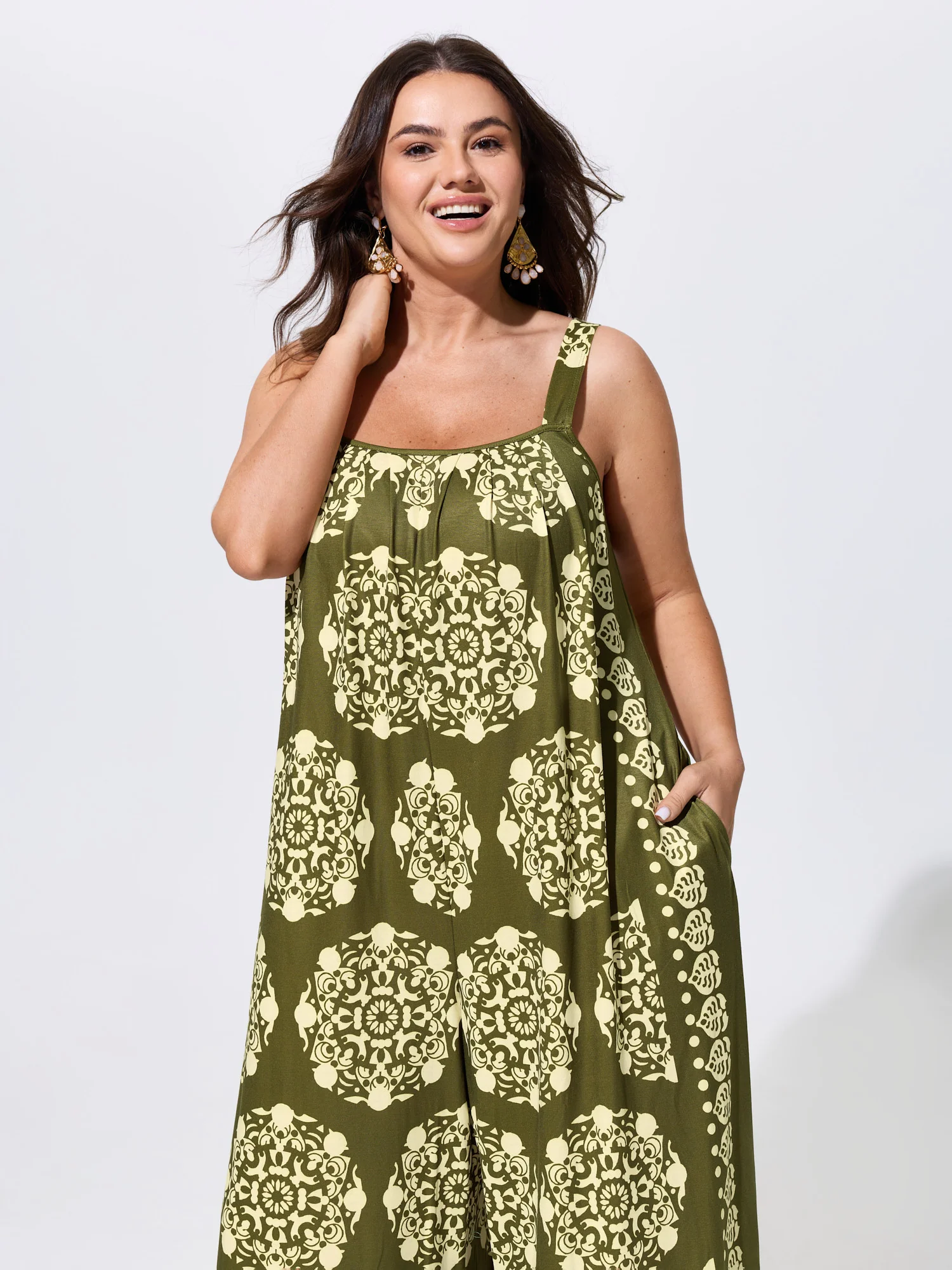 Sunkissed Stretchy Adjustable Strap Jumpsuit - Image 3