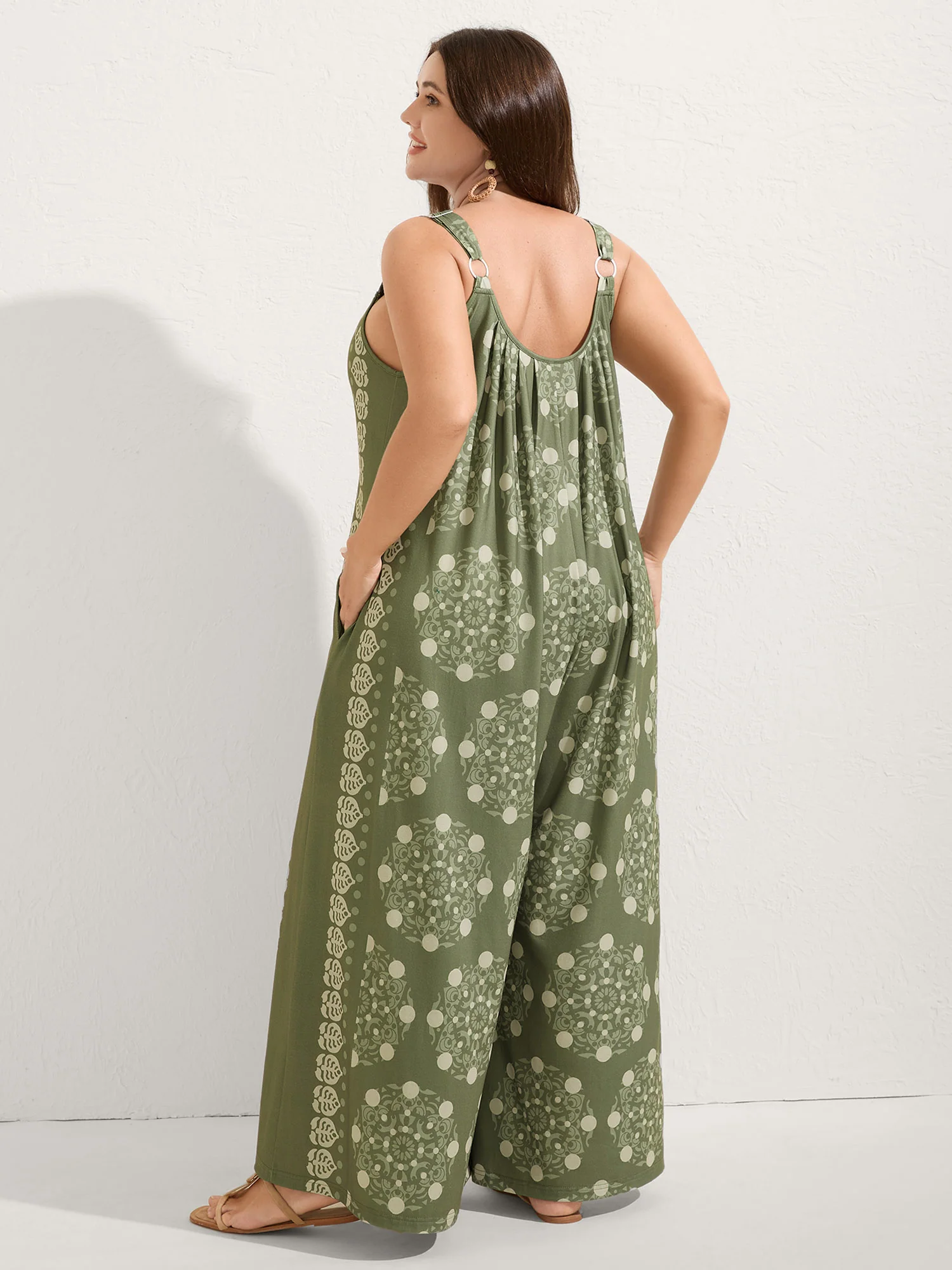 Sunkissed Stretchy Adjustable Strap Jumpsuit - Image 8