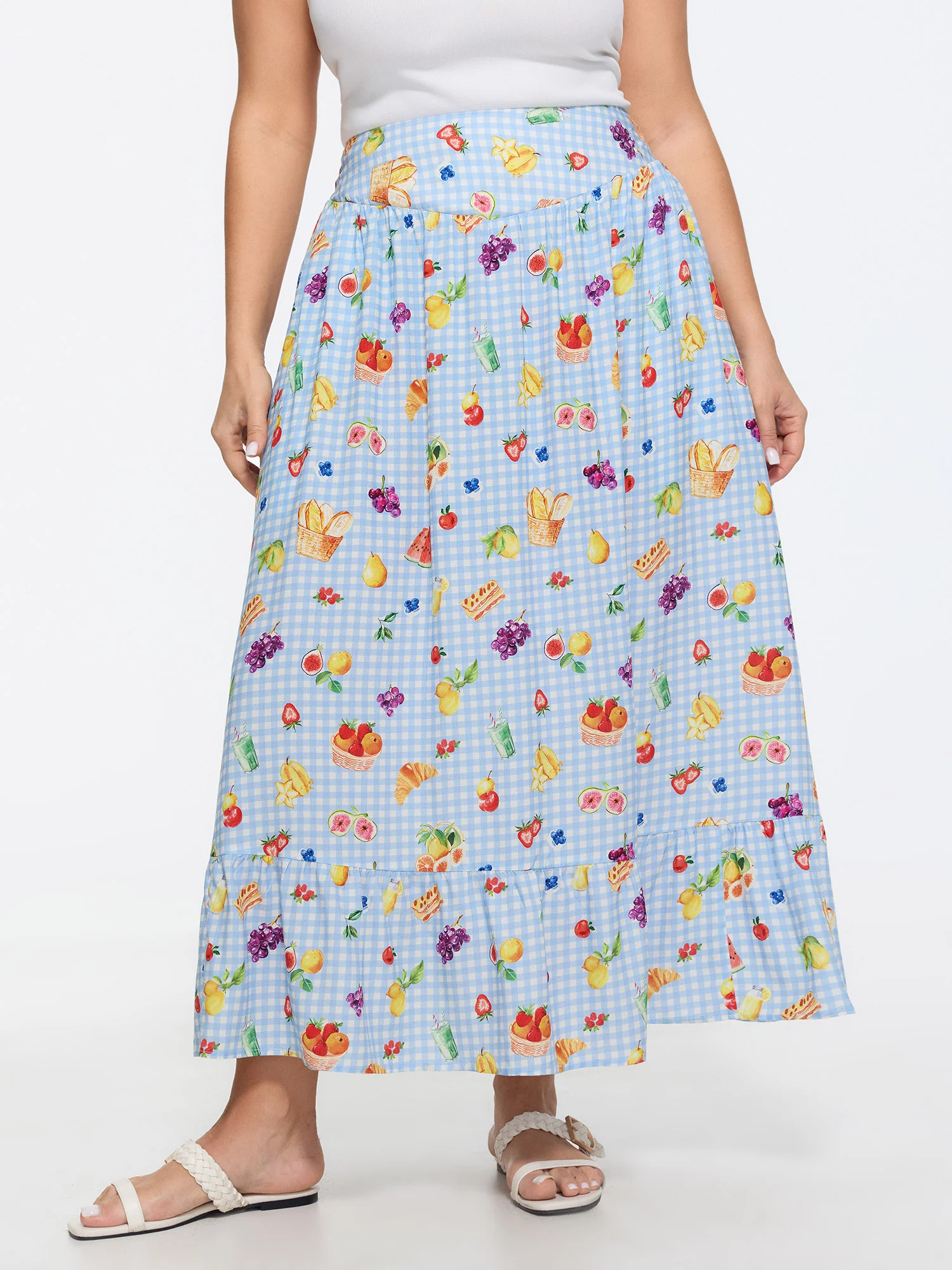 Supersoft Colorful Fruit Print Co-Ord Set - Image 5