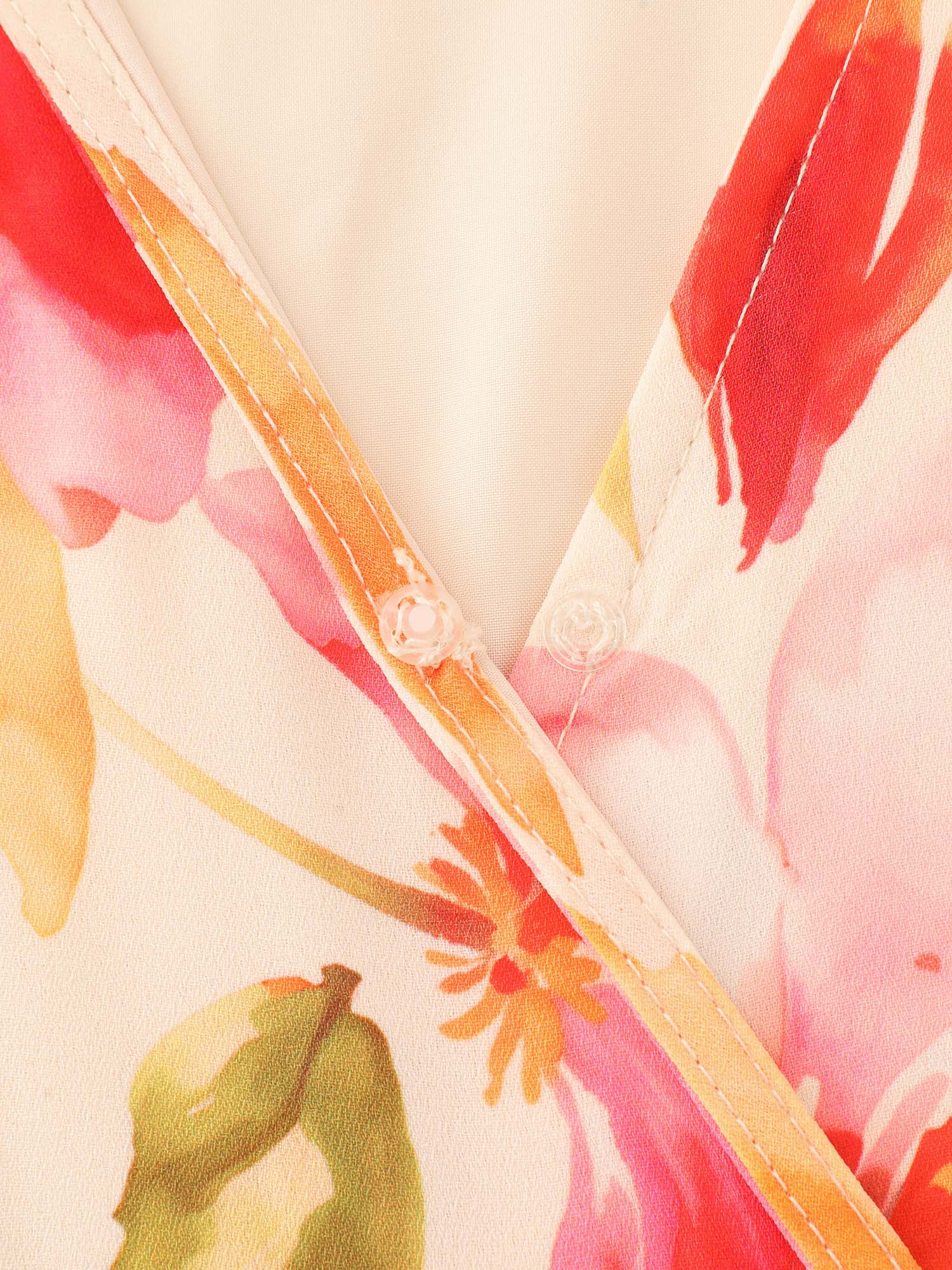 Supersoft Floral Print Split Hem Midi Dress - Image 6