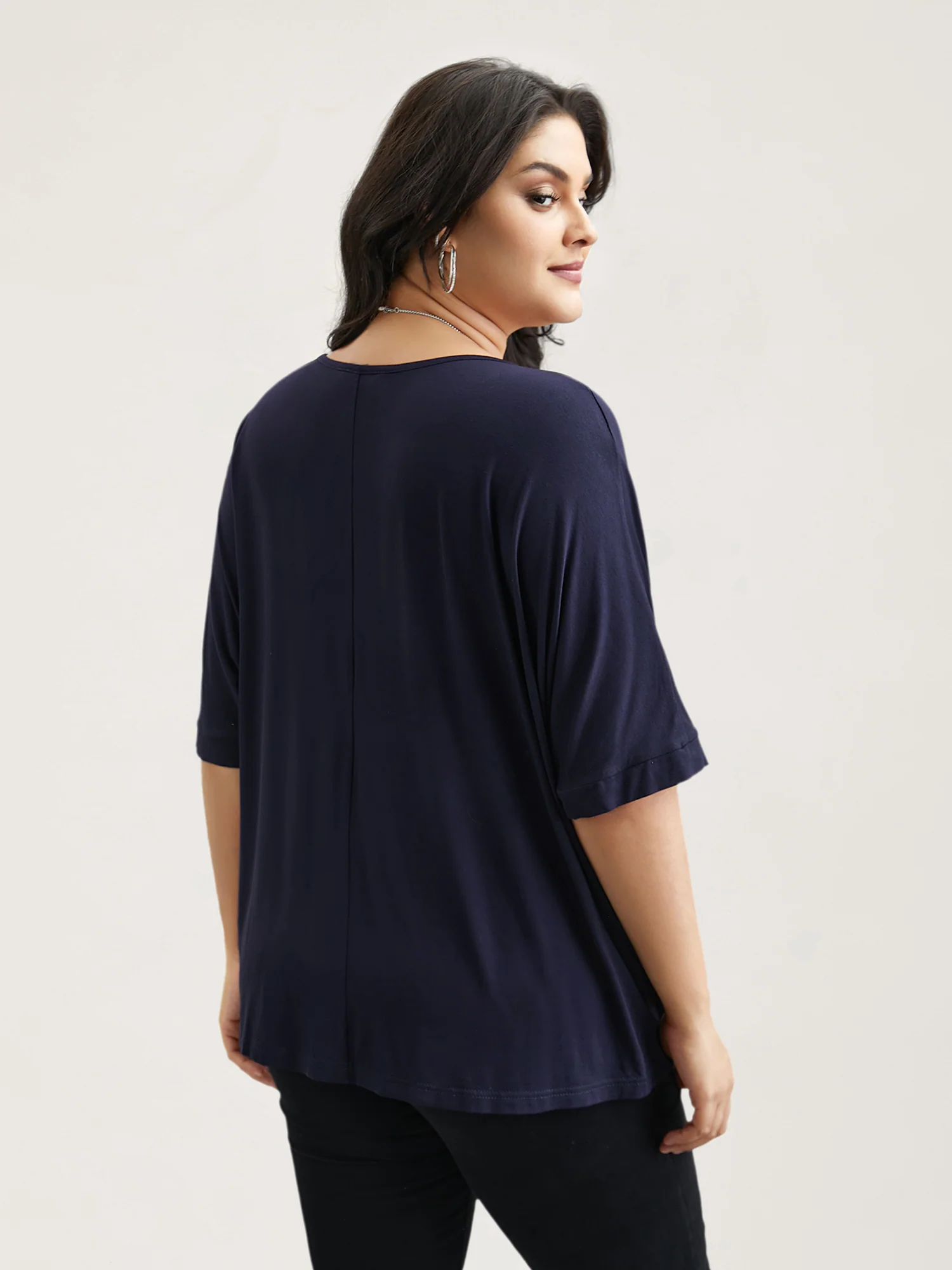 Supersoft Round Neck Plain T-Shirt - Image 20