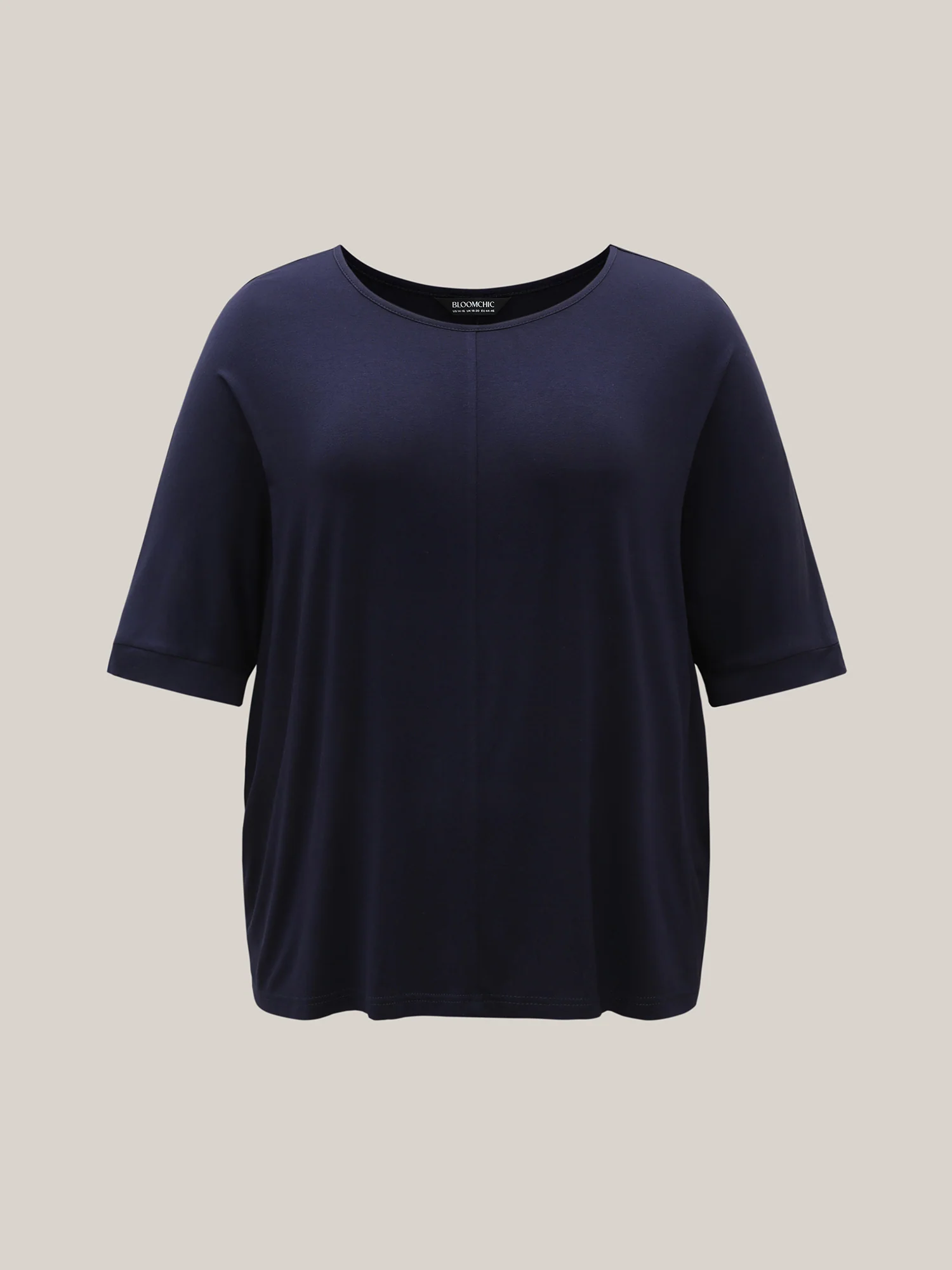 Supersoft Round Neck Plain T-Shirt - Image 23