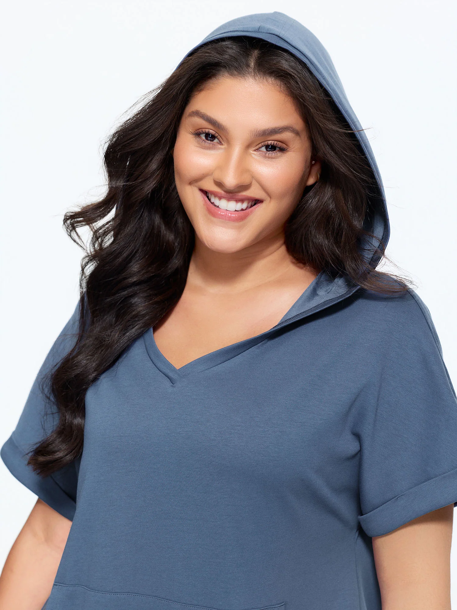 Supersoft Stretchy Plain Lounge Dress - Image 2