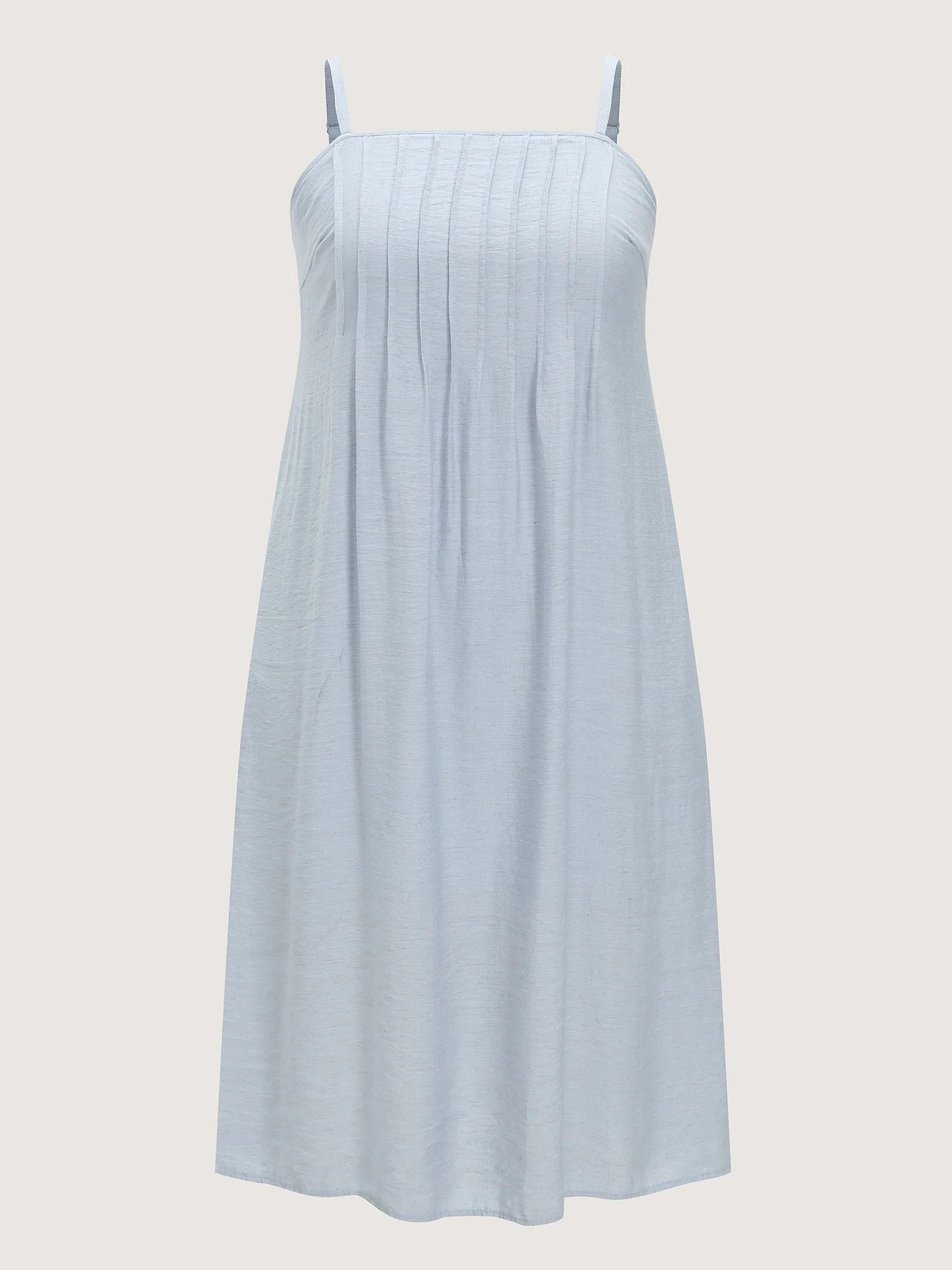 Toothpick Pleated Shirred Cami Midi Dress - Image 7