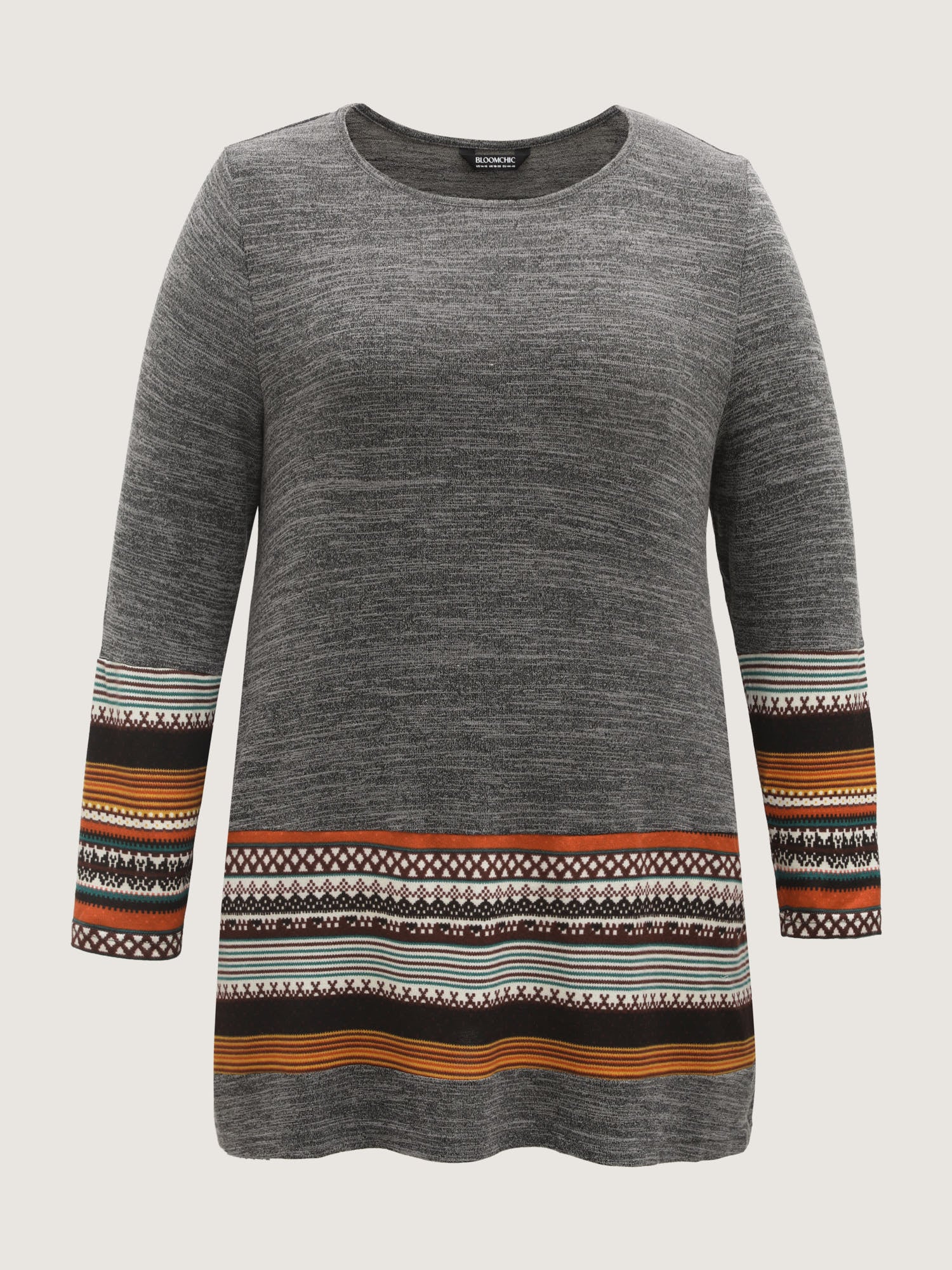 Tunic Boho Print Pocket T-shirt - Image 6