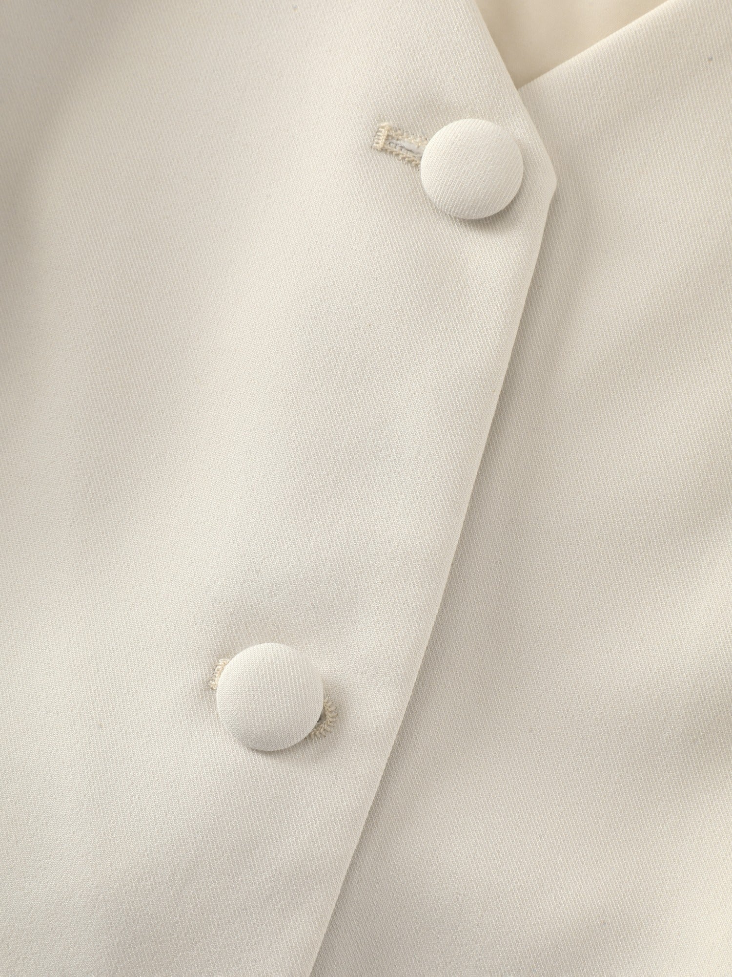 V Neck Plain Back Adjustable Belt Vest - Image 6