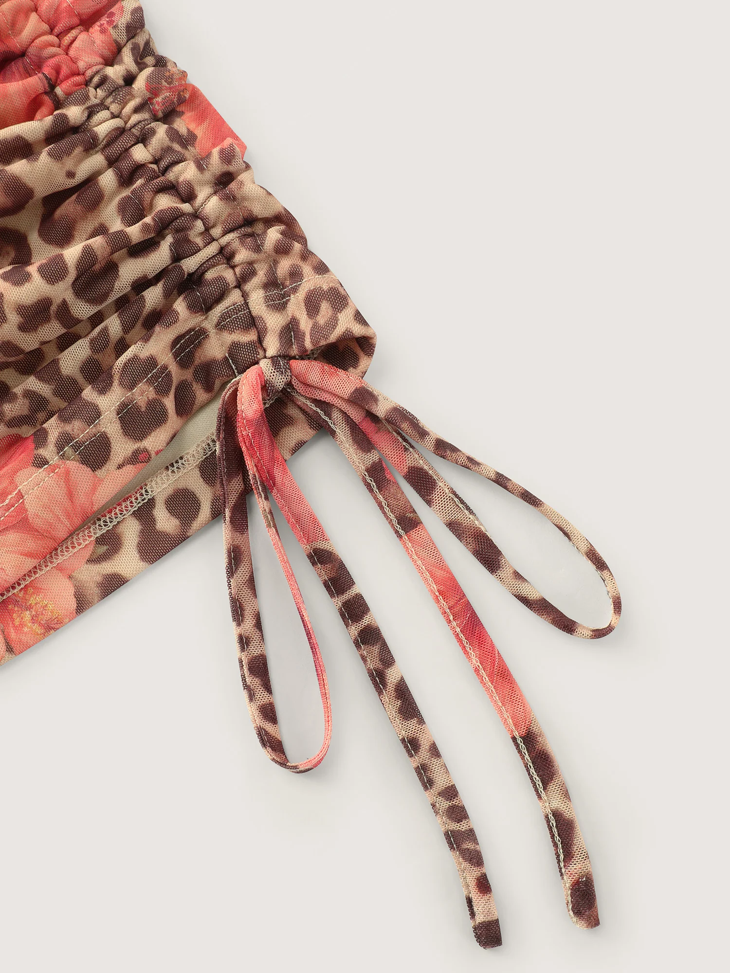 Wild-Side Leopard Print Stretchy Fitted T-Shirt - Image 6